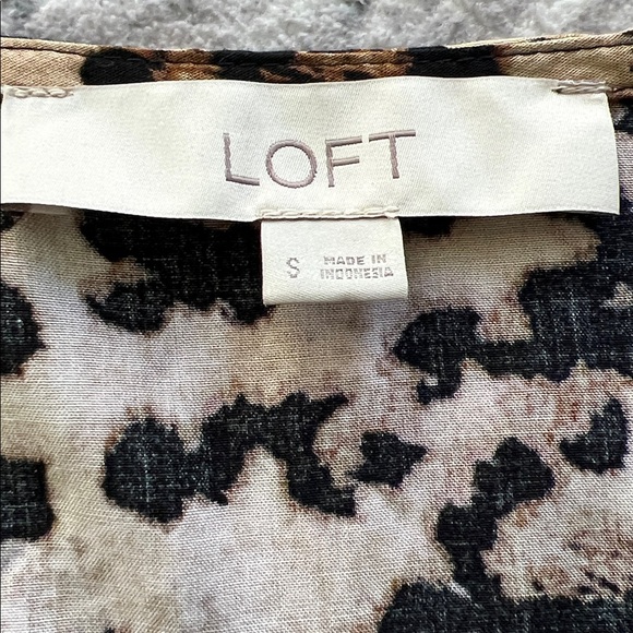 LOFT Leopard Print Maxi Dress - Picture 9 of 12